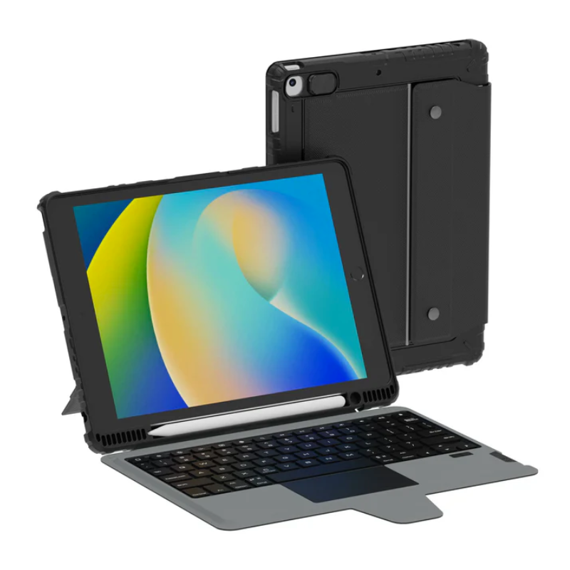 Housse/Clavier pour iPad - Nillkin Bumper Combo Keyboard Case - Noir — Accessoire · Smarty Paris 18e